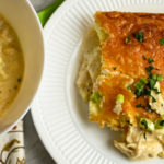 keto chicken cornbread casserole featured image