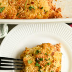 keto chicken parmesan casserole Pinterest pin