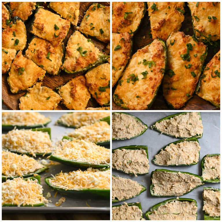 Three Cheese Stuffed Poblano Peppers (Keto) · Fittoserve Group