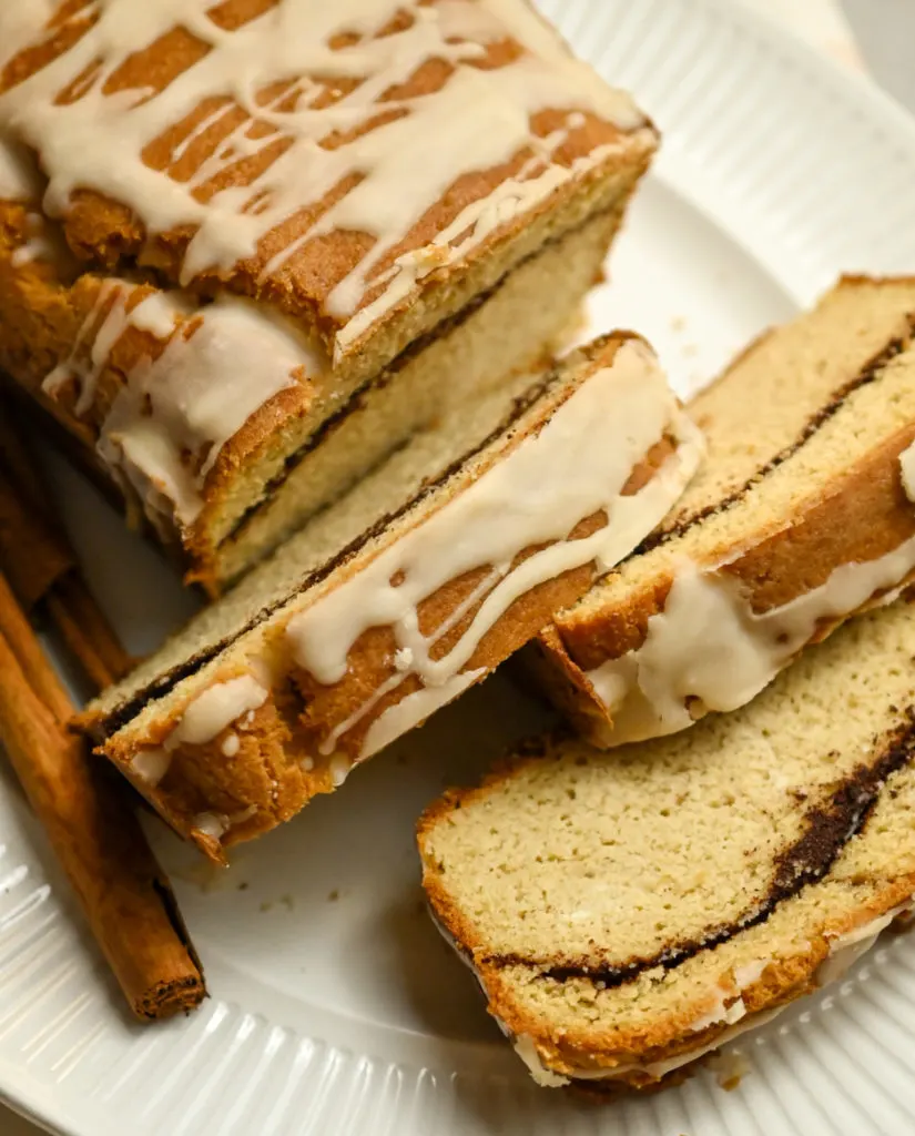 sliced gluten-free cinnamon bread