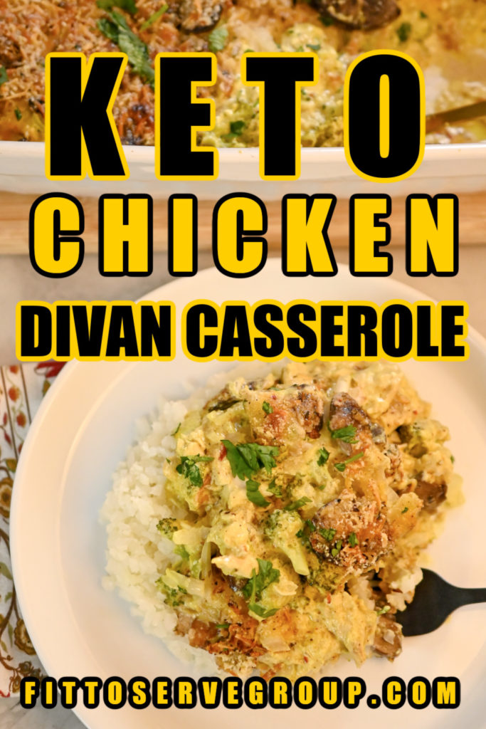 Keto Chicken Divan Casserole