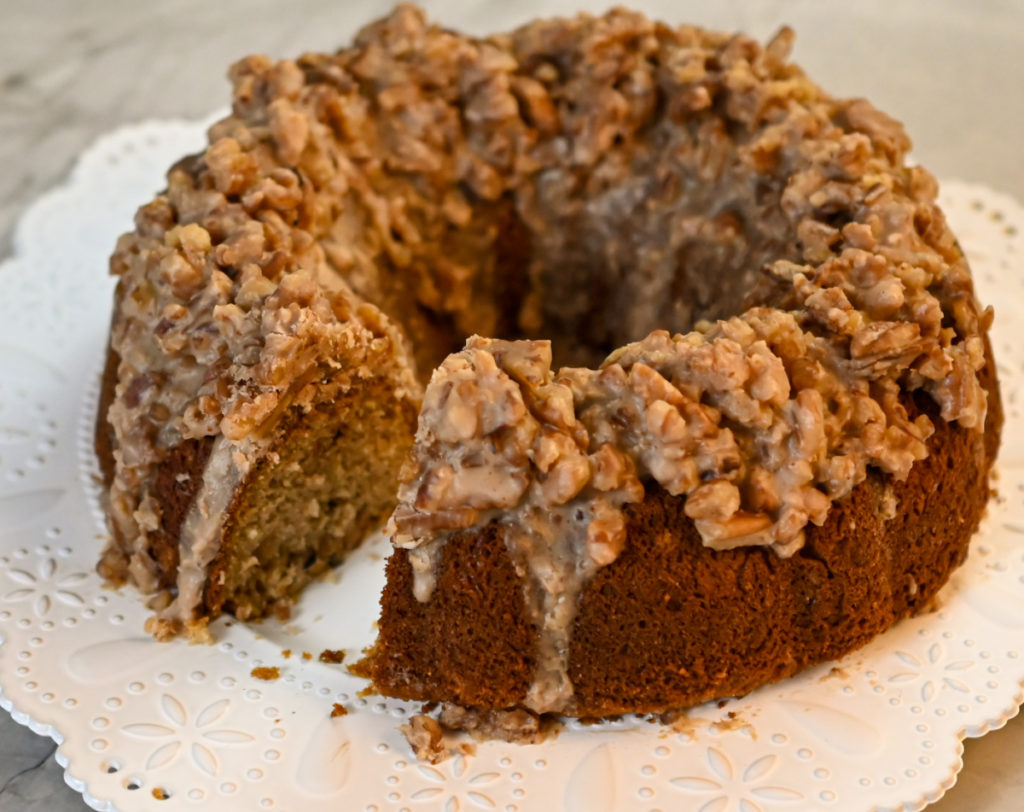 Sugar-Free, Gluten-Free Butter Pecan Cake