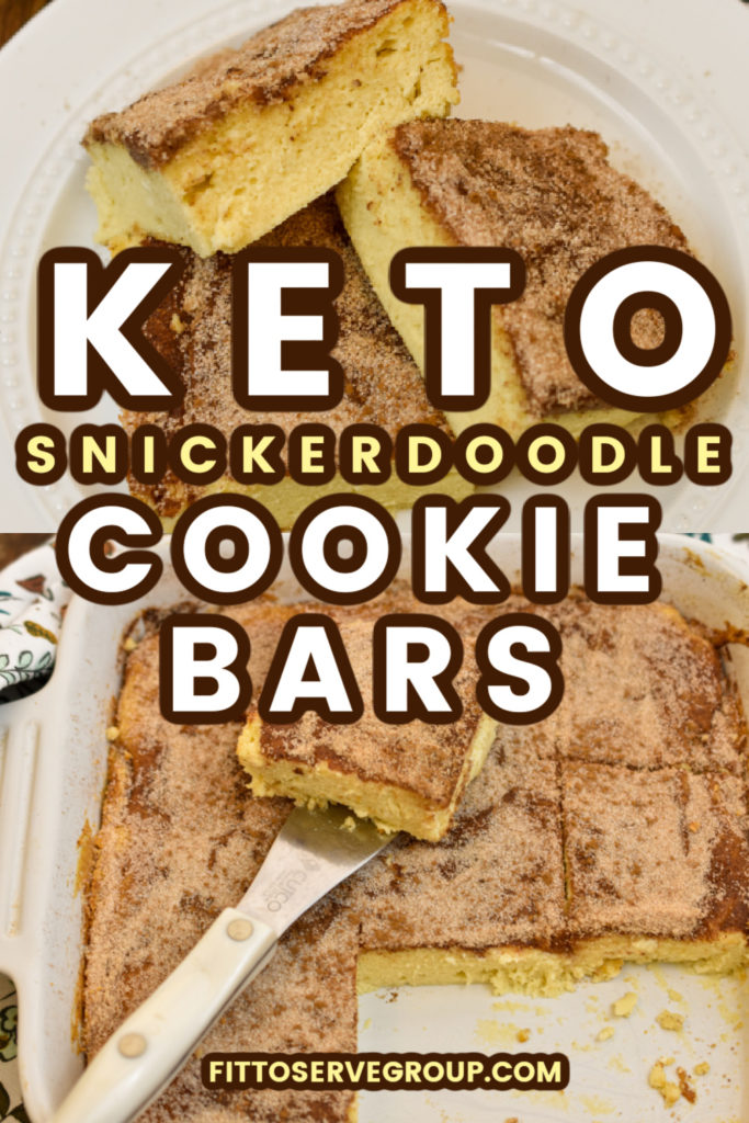 Keto Snickerdoodle Cookie Bars