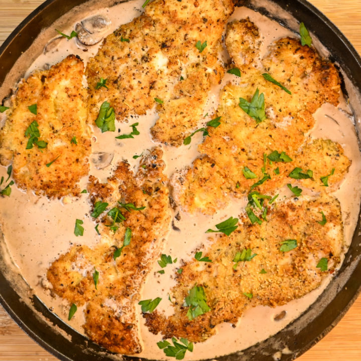 keto chicken marsala recipe image