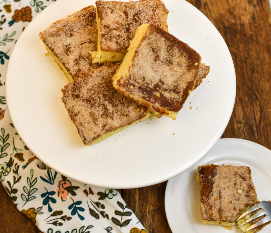 keto-friendly snickerdoodle bar cookies