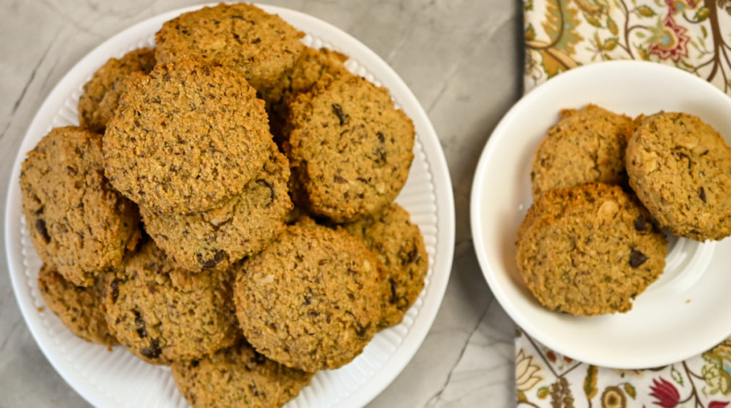 Keto Breakfast Cookies served