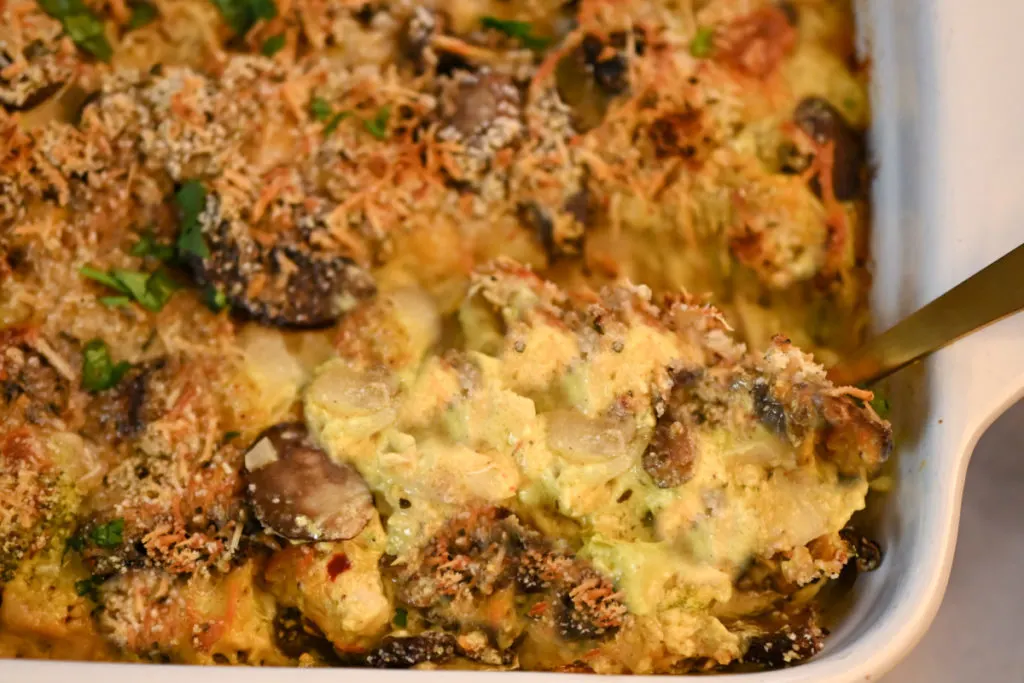 Keto Chicken Kiev Casserole recipe card image