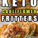 Keto-friendly cauliflower fritters