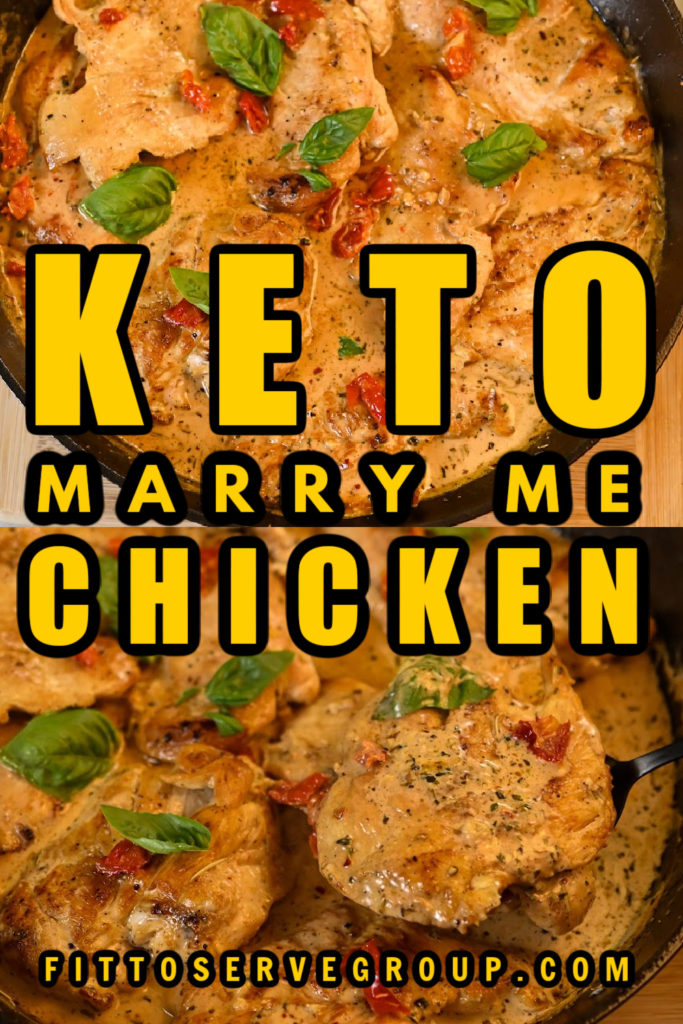 Keto-friendly marry me chicken