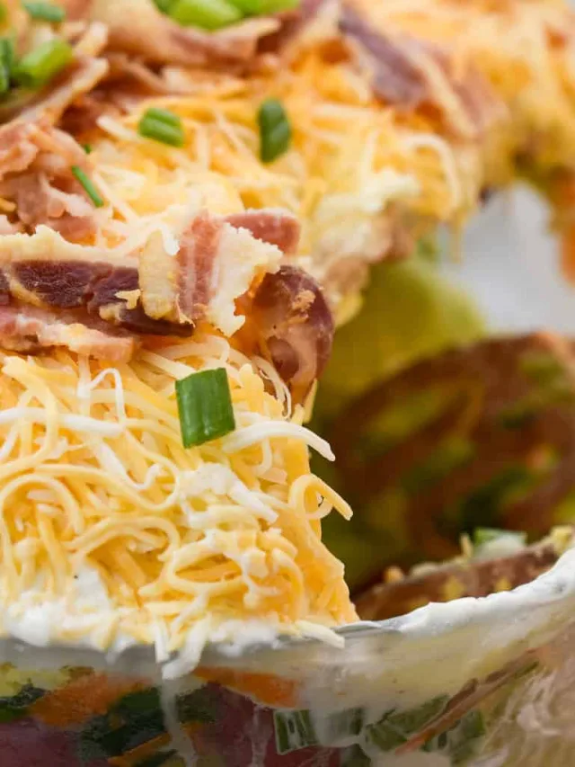 Keto 7 Layer Salad