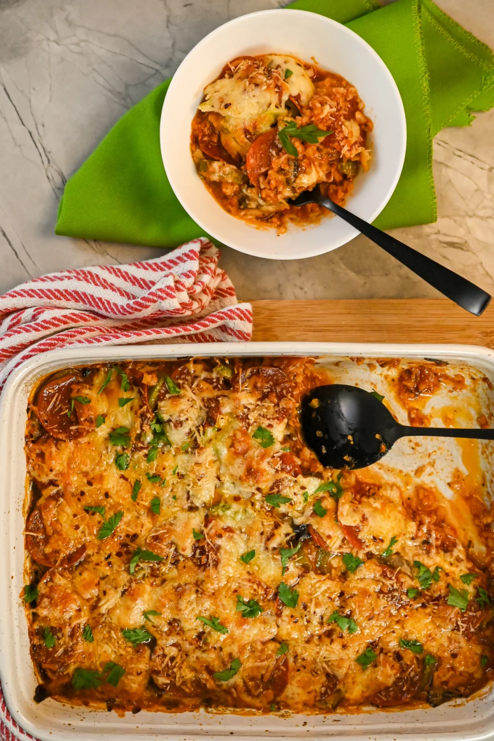 Low-Carb Pizza Casserole
