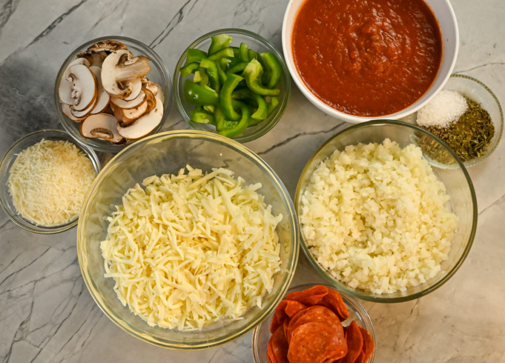 keto pizza casserole ingredients