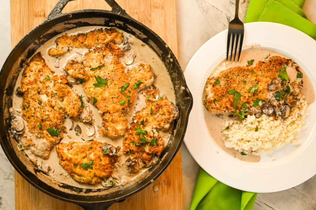 Gluten-free mushroom chicken