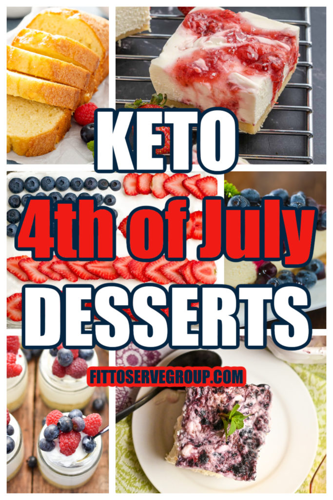 Keto 4th of July dessert recipes