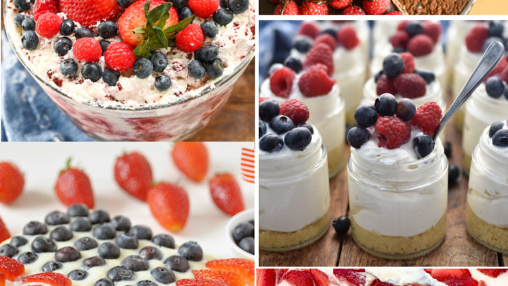 Keto 4th of July desserts featured image