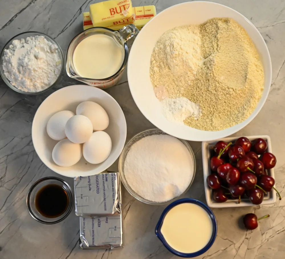 keto cherry cake ingredients