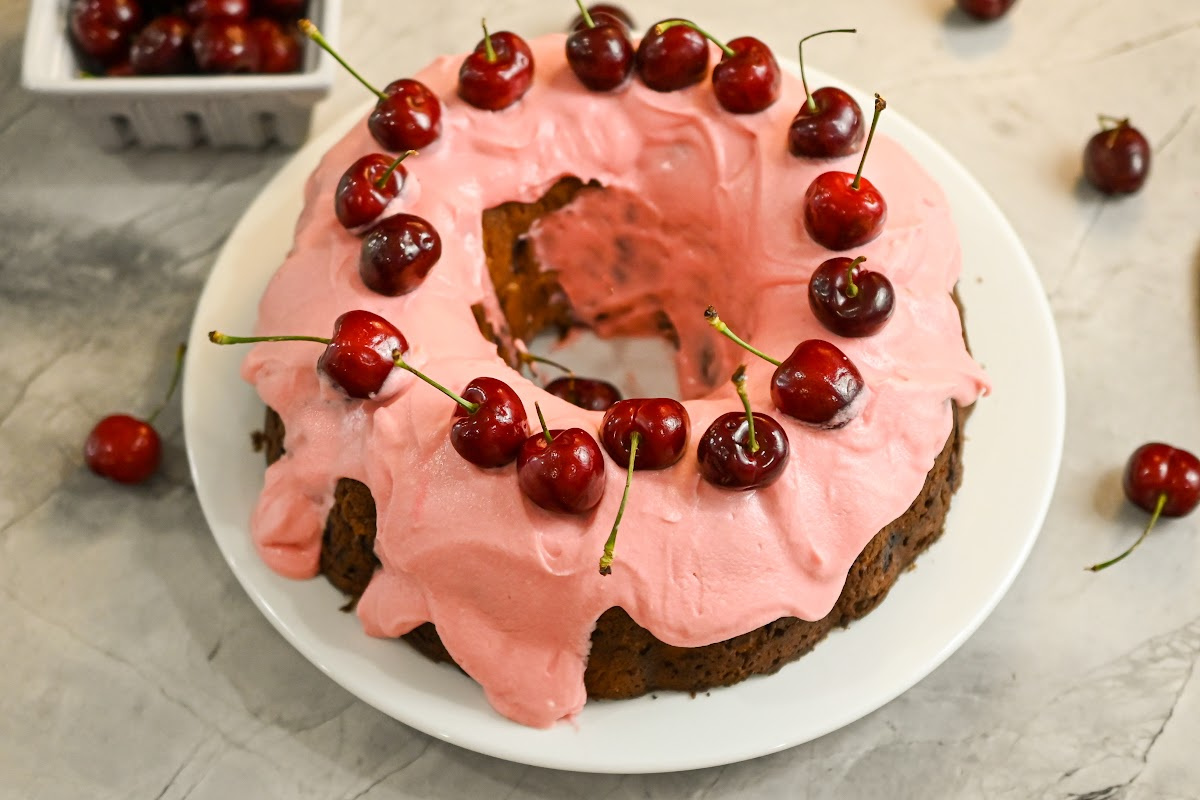 Keto Cherry Bundt Cake · Fittoserve Group