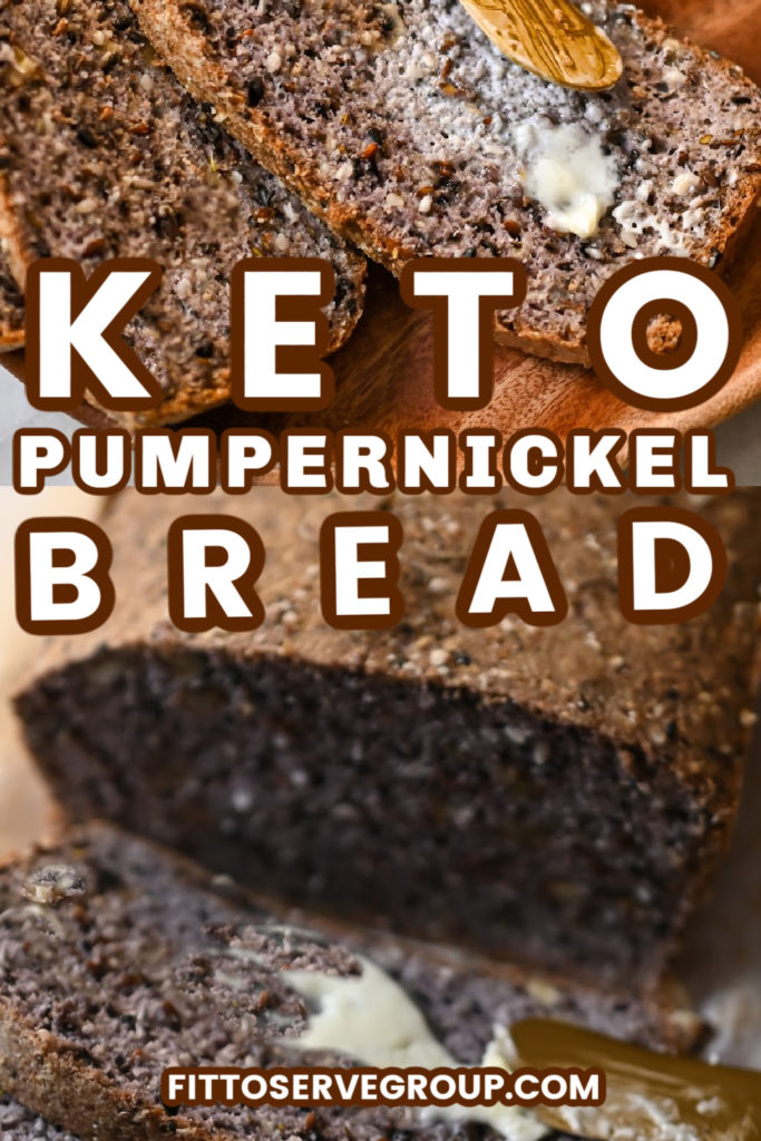 Keto Pumpernickel Bread (High Fiber)