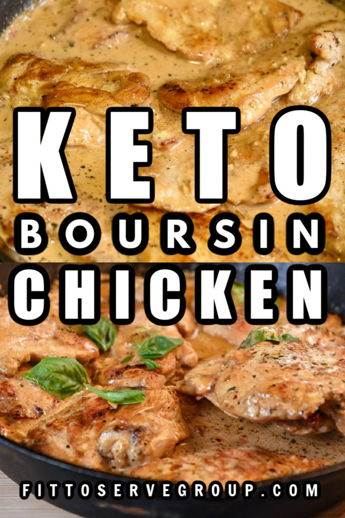 Keto-friendly Boursin chicken