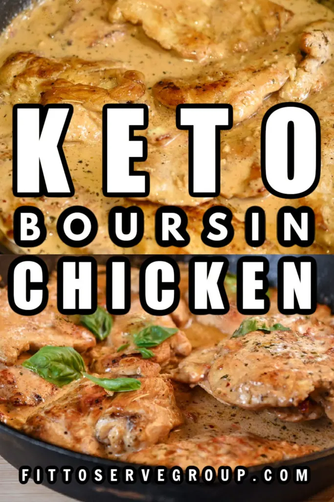 Keto-friendly Boursin chicken