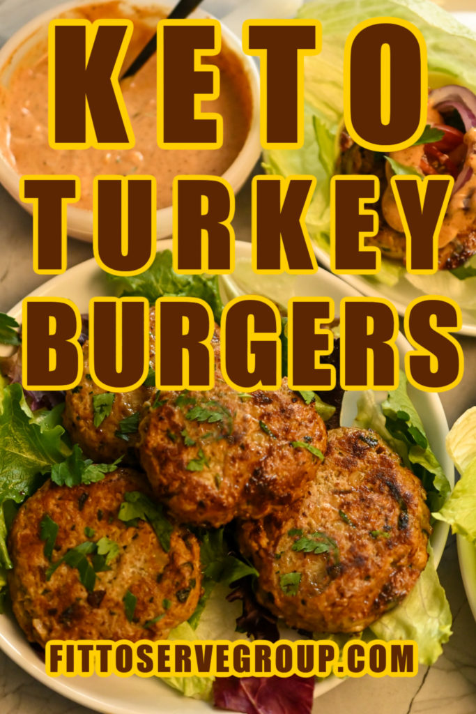 Keto juicy turkey burgers