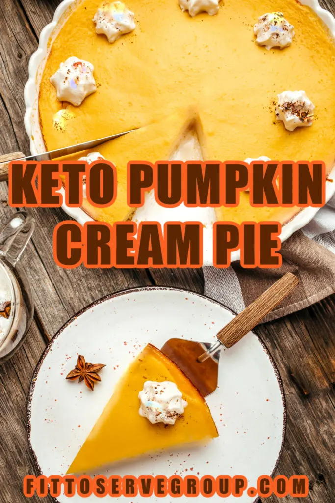 Keto Pumpkin Cream Pie