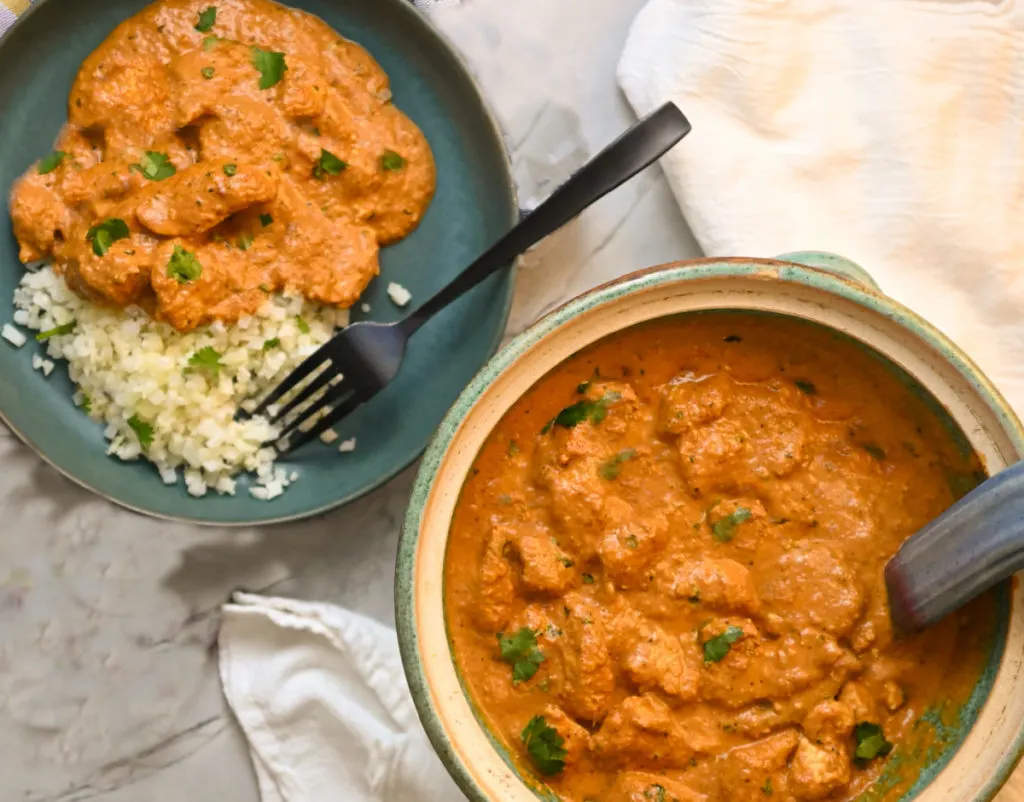 keto Thai red curry chicken featured image