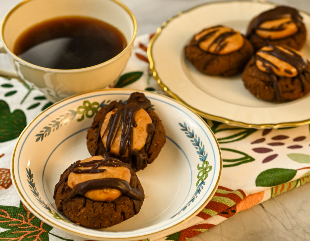 keto buckeye cookies served