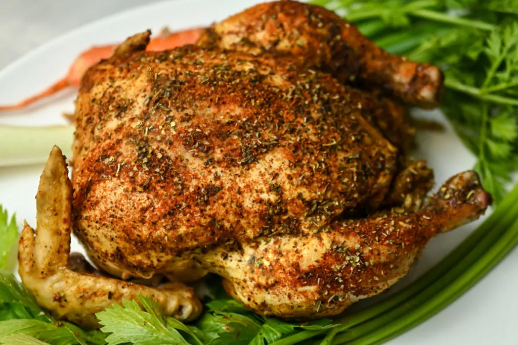 keto crockpot cajun whole chicken