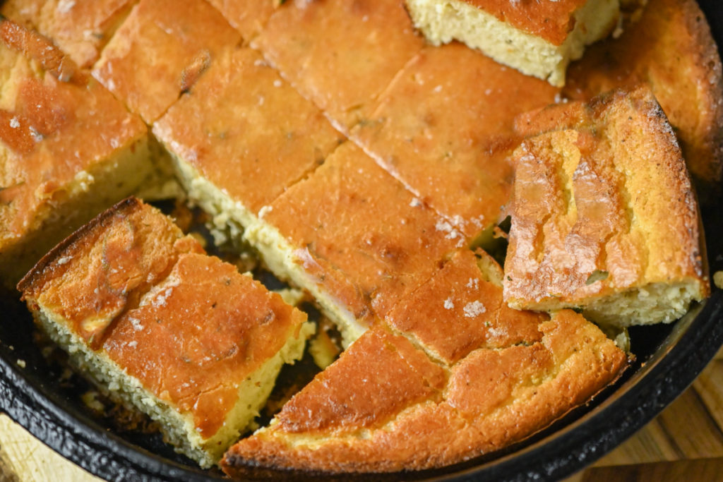 keto olive oil cake sliced ready to serve