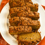 keto streusel pumpkin bread