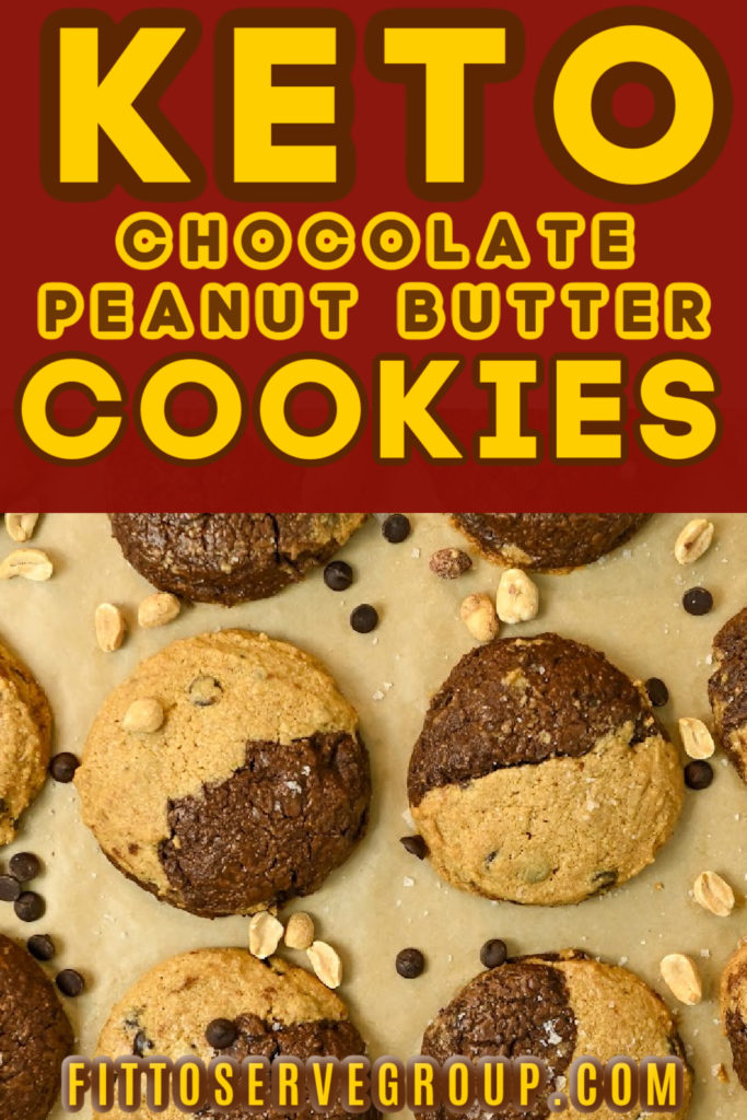 keto chocolate peanut butter cookies