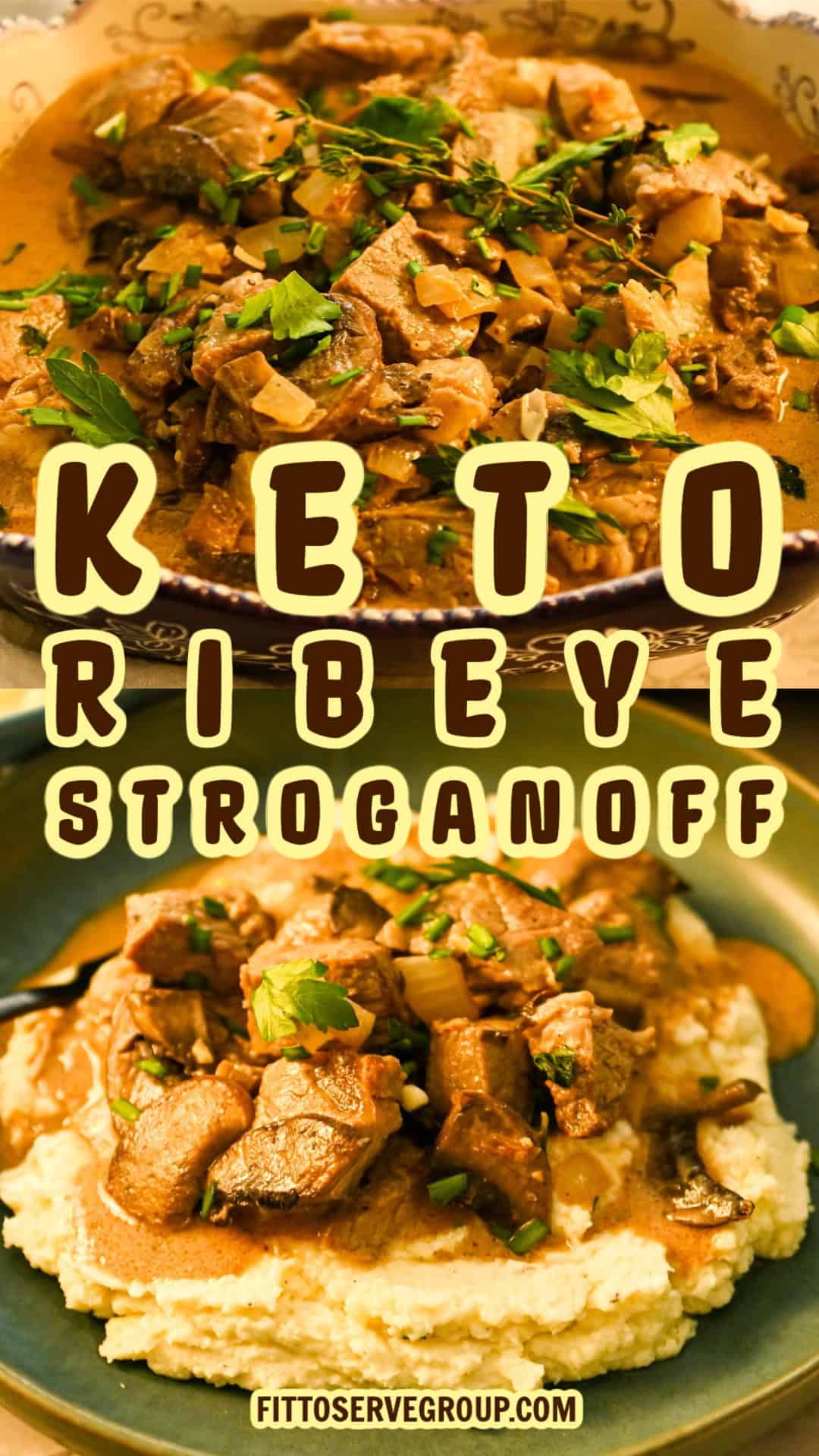 Keto Ribeye Stroganoff