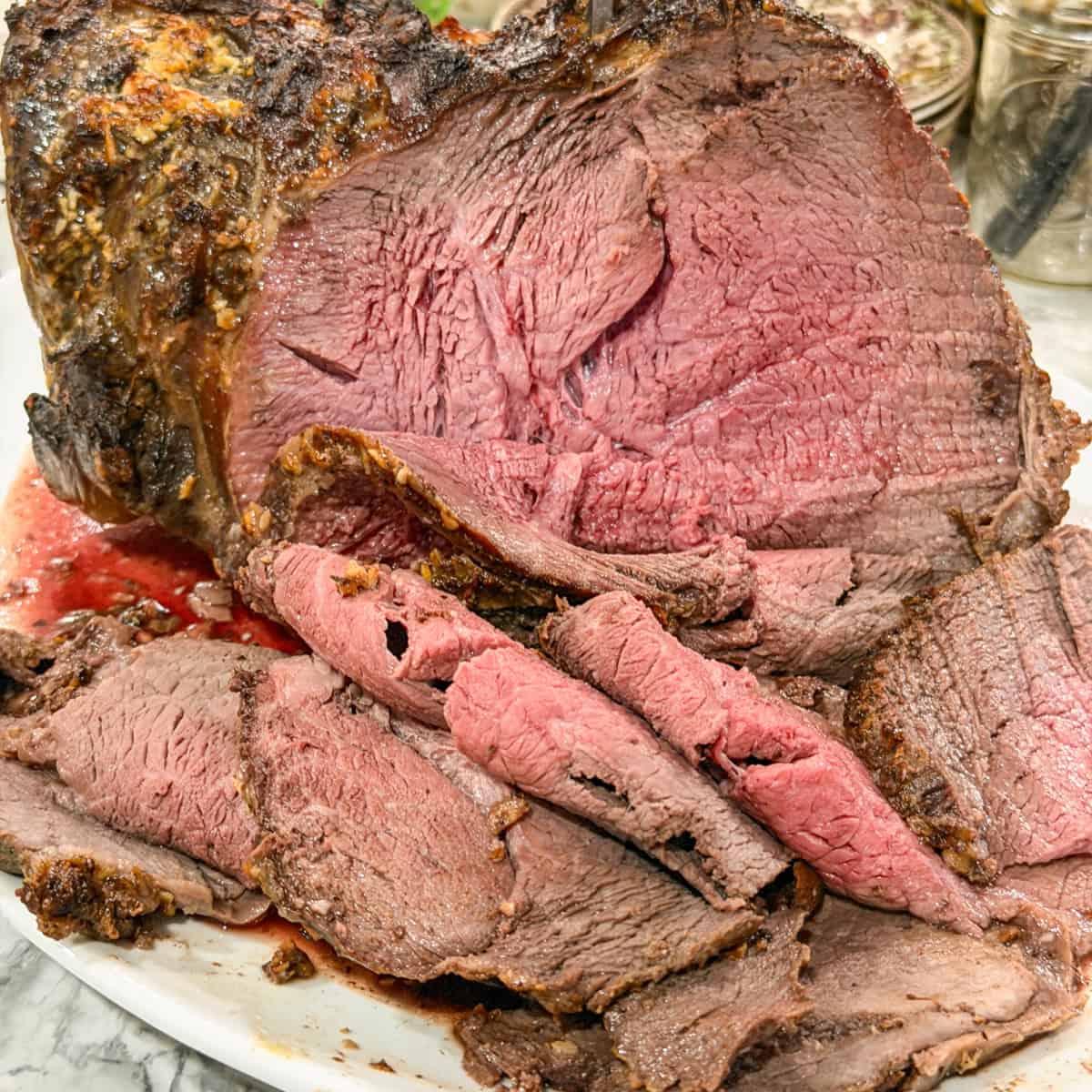 Keto Herb Butter Roast Beef
