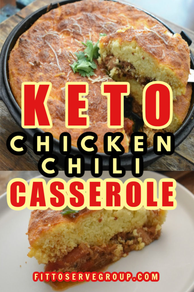 Keto Chicken Chili Casserole