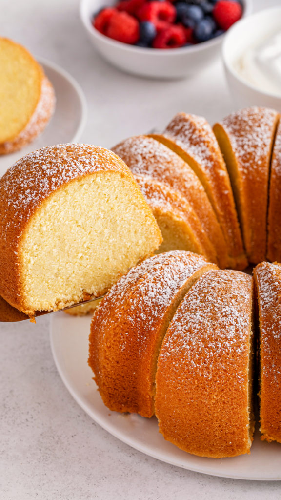 Gluten-free yogurt cake made with almond flour