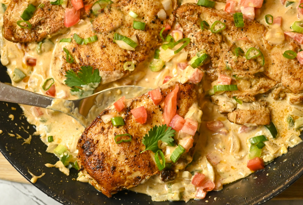 Keto Creamy Skillet Chicken
