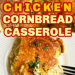 Keto Chicken Cornbread Casserole