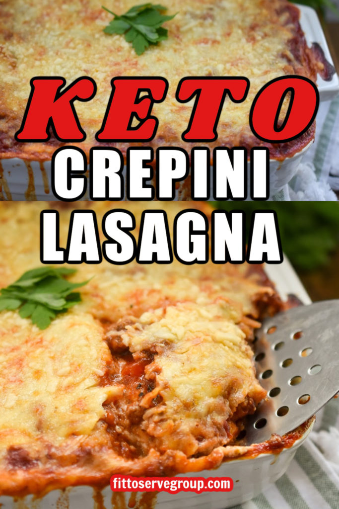 Keto Crepini Lasagna Casserole