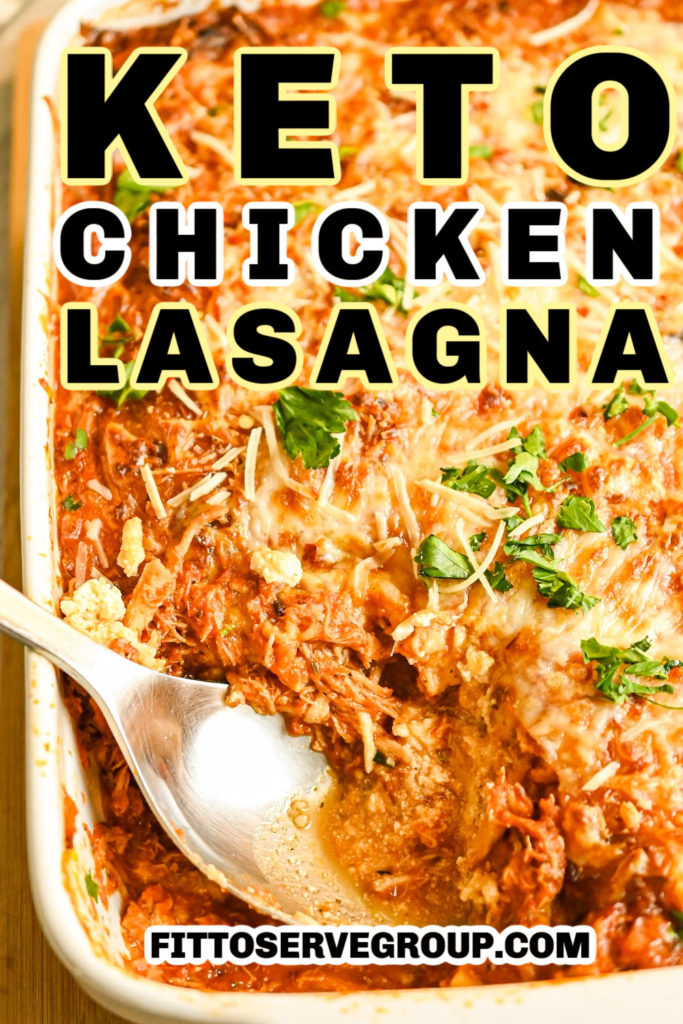 Keto Chicken Lasagna Casserole