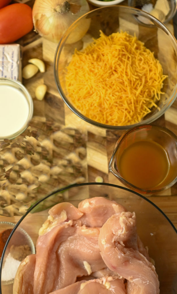 keto creamy skillet chicken ingredients