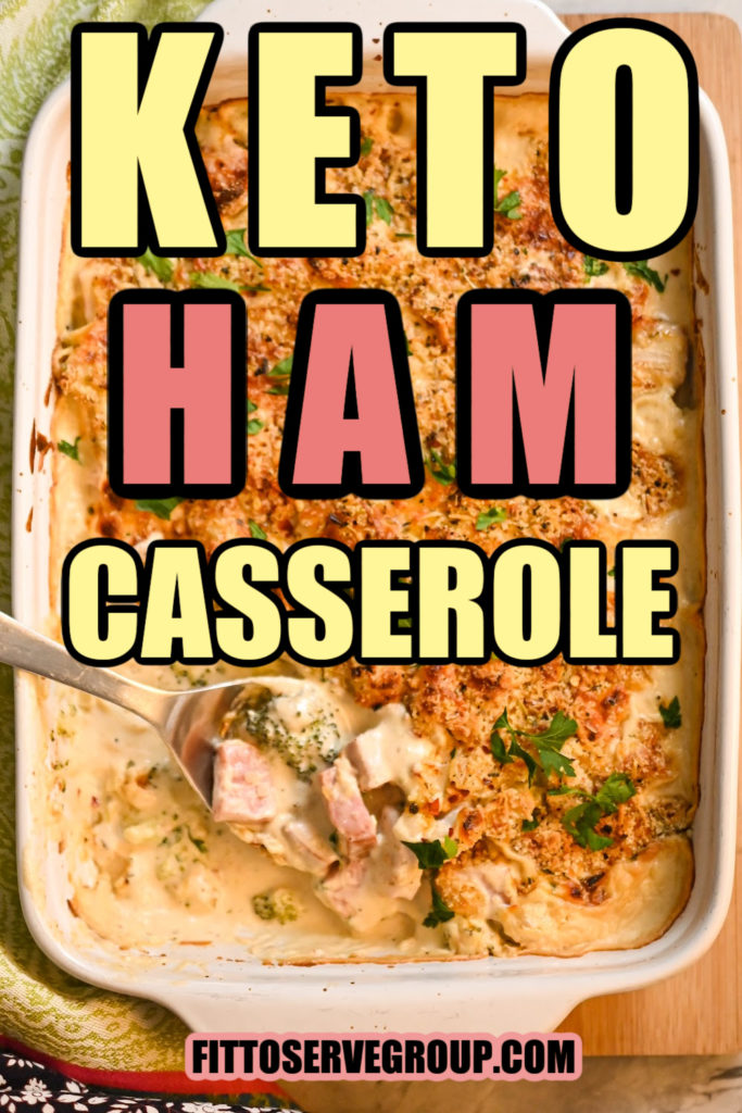 keto ham casserole, gluten-free