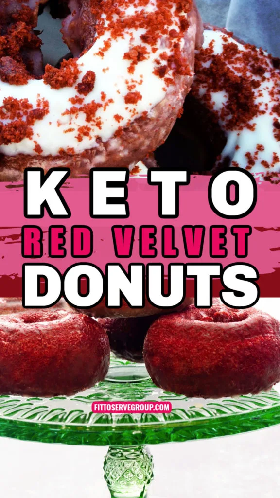Keto Red Velvet Donuts