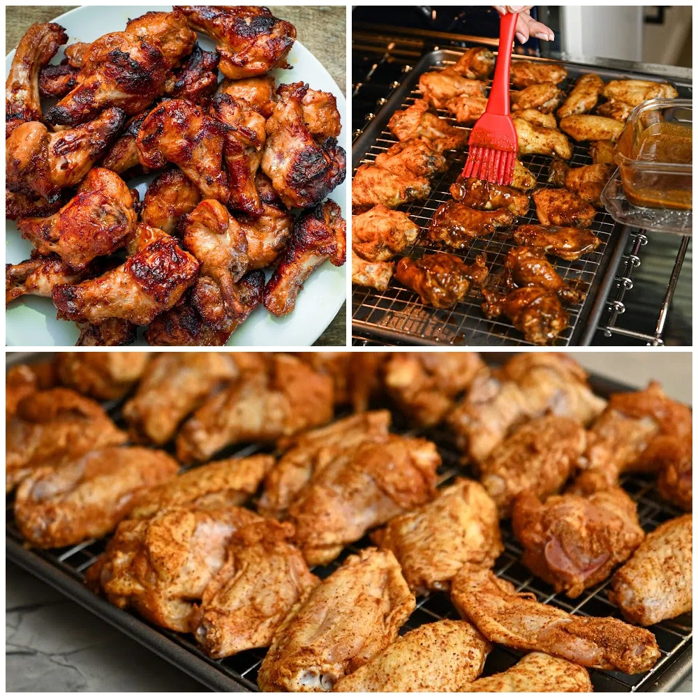 Keto Baked Jerk Chicken Wings Process Pictures