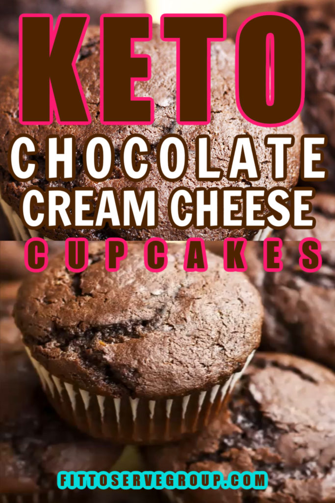 Keto Chocolate Cream Cheese Muffins