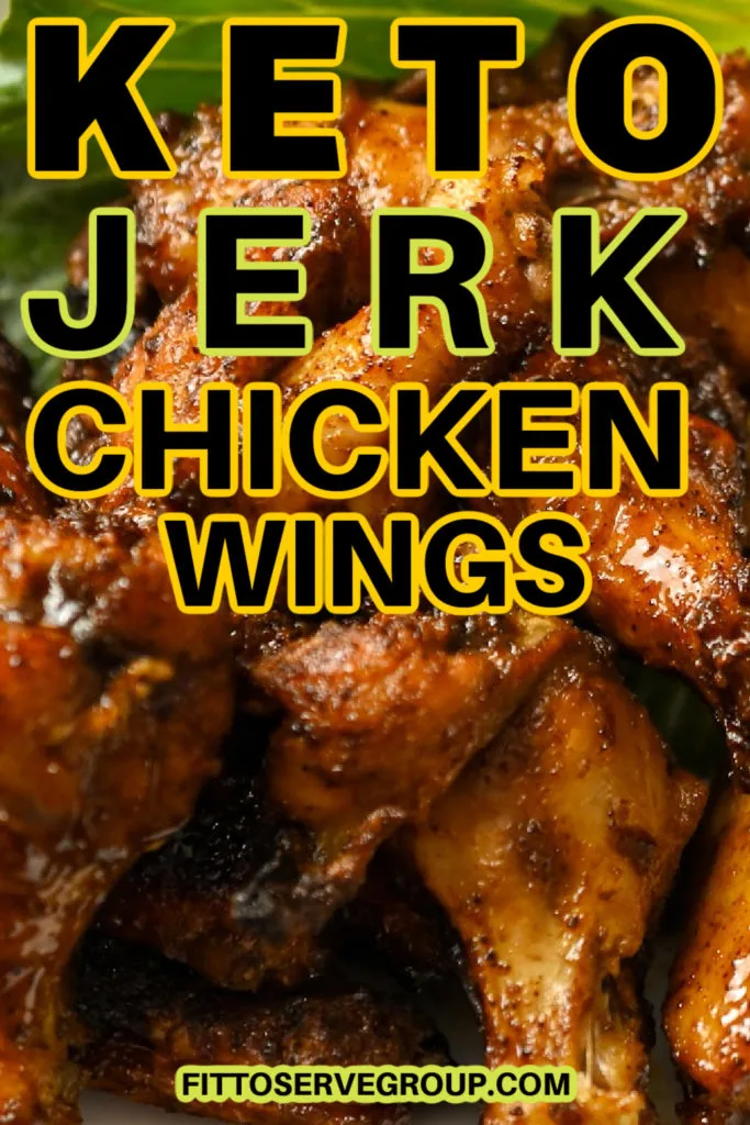 Keto Baked Jerk Chicken Wings