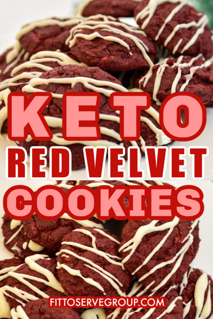 Keto Red Velvet Cookies