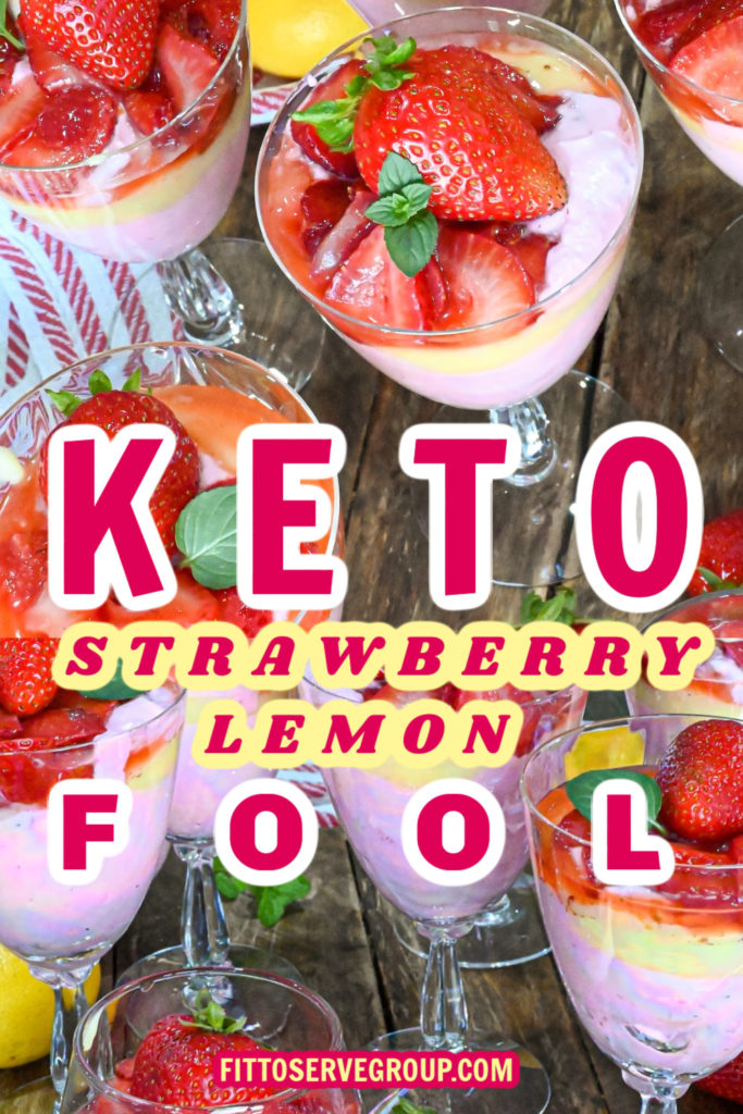 Keto Strawberry Lemon Fool