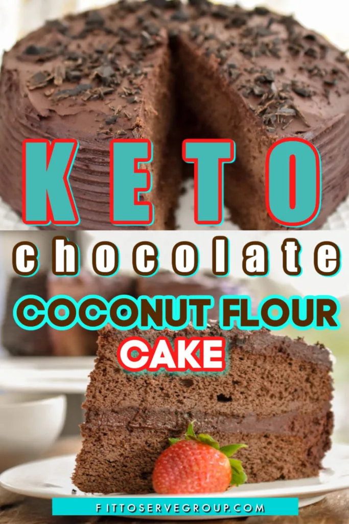 Keto Chocolate Coconut Flour Cake