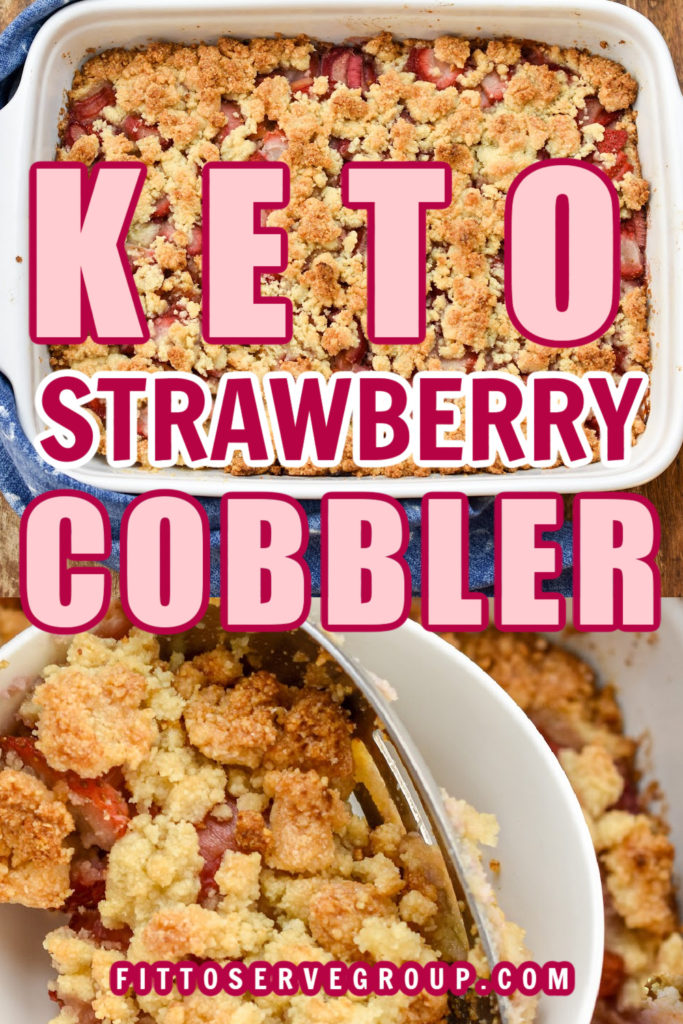 Keto strawberry crisp